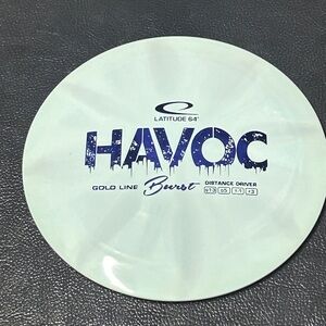 New Latitude 64 Havoc in Goldline Burst Disc Old Run 172g